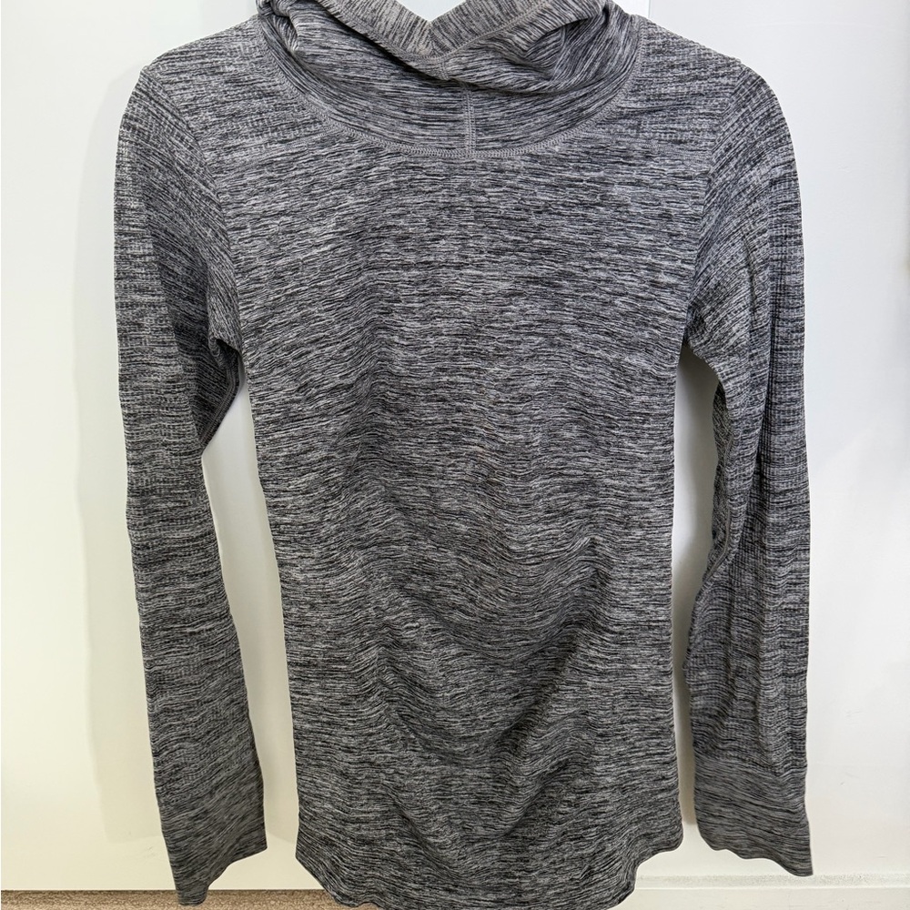Athleta Women's Charcoal Cowl Neck shirt